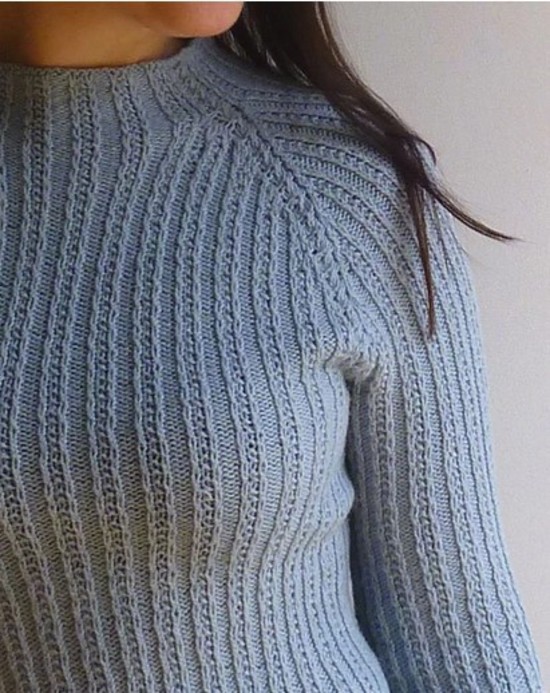 Chic Seed Stitch Ribbed Pullover image 1